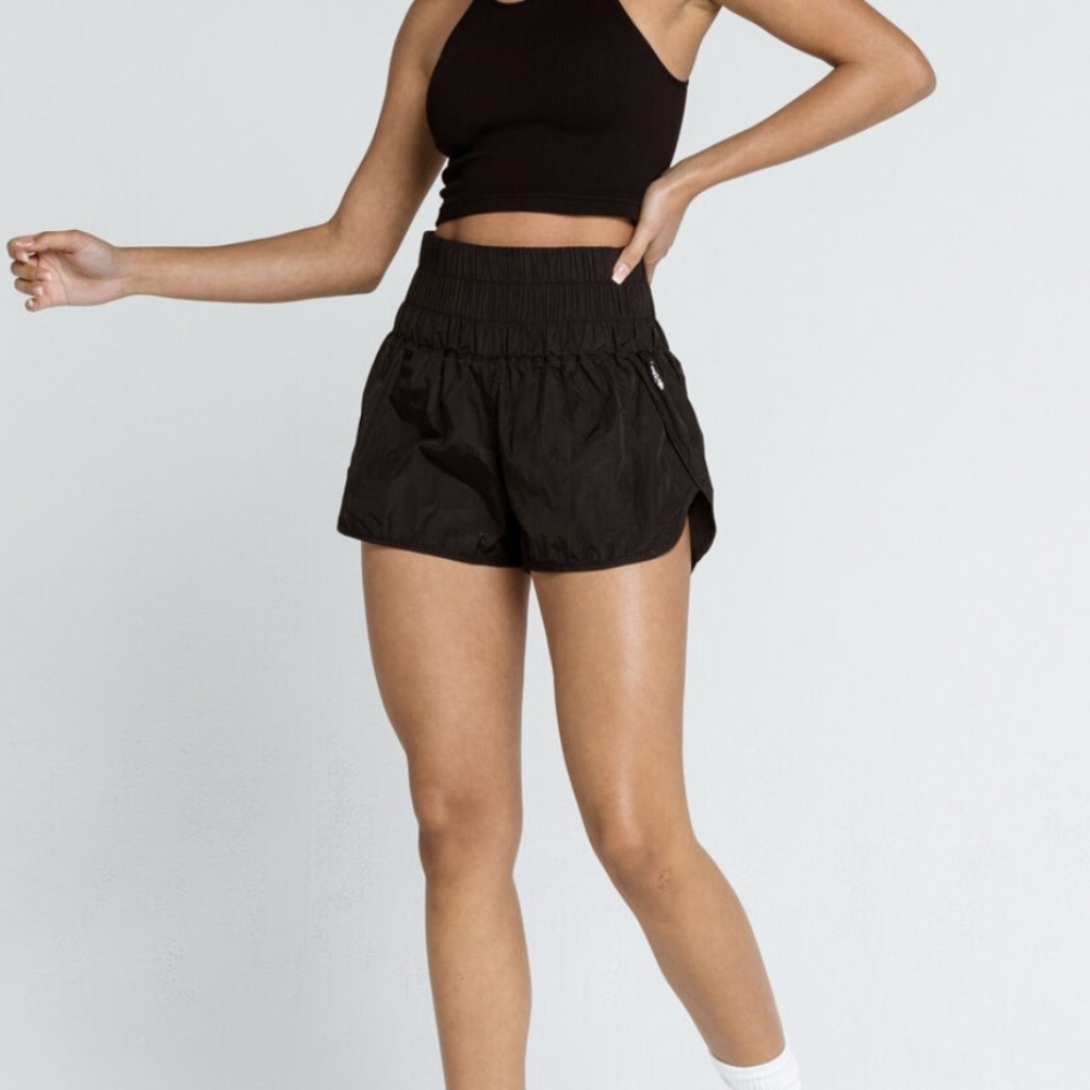 Free People Fp Movement The Way Home shorts black size M